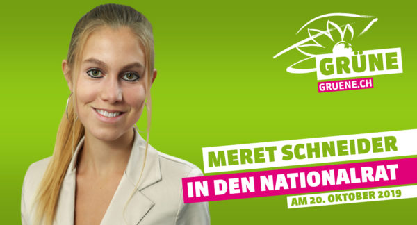 Meret Schneider in den Nationalrat