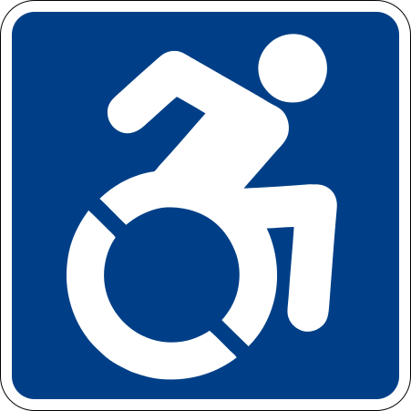 Bild: Alternatives Symbol für Barrierefreiheit von The Accessible Icon Project (CC0)