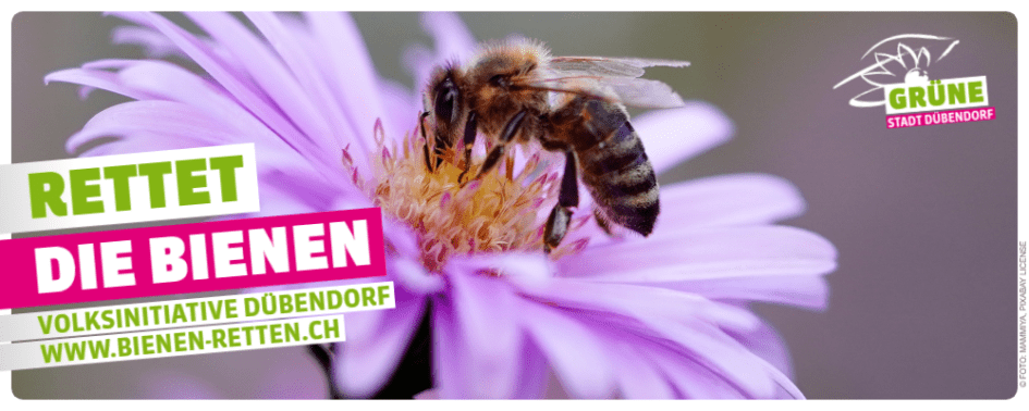 Foto: Rettet die Bienen (Mammiya, pixabay license)