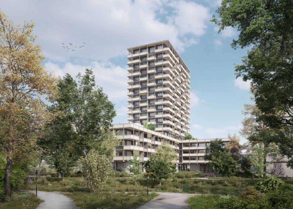 Visualisierung NG Tower, Züst Gübeli Gambetti